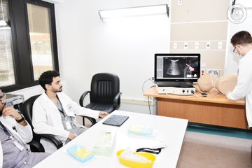 2023 - December - Training of resident doctors on simulation devices at the Clinical Skills and Simulation Center under the supervision of the Urology Department at the University Hospital 